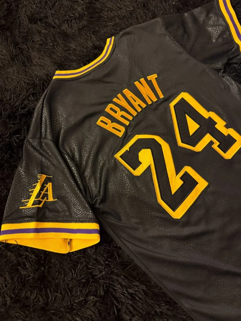 Kobe Bryant Los Angeles Dodgers Mitchell & Ness Jersey - Black
